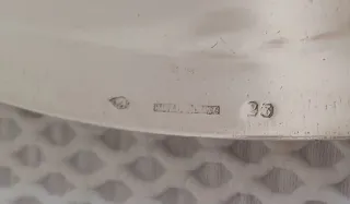 3 Fuentes Ovaladas Metal Plateado