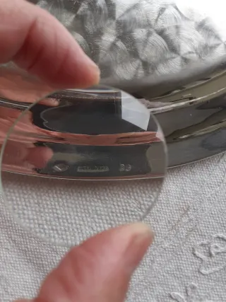 3 Fuentes Ovaladas Metal Plateado