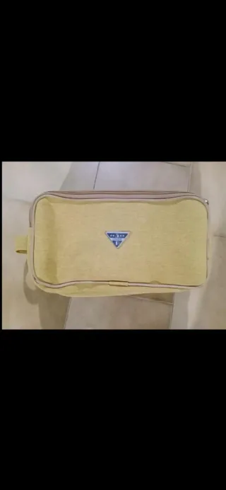 Beauty case unisex nuovo giallo