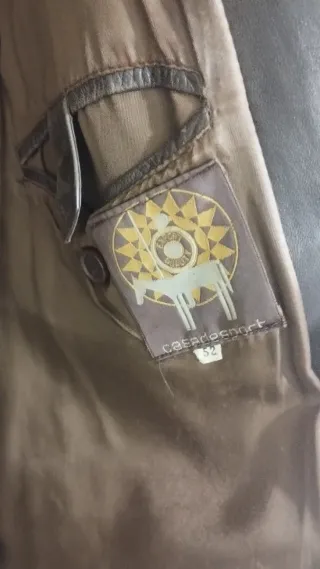 Chaqueta vintage de piel