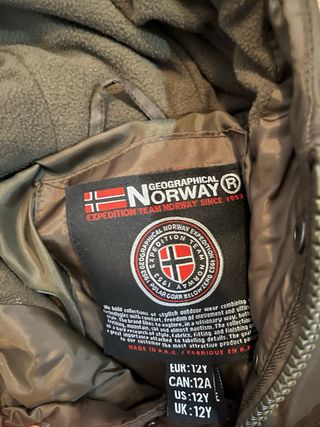 Chaqueta Geographical Norway niño marrón