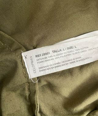 Parka caqui Celopman Talla L