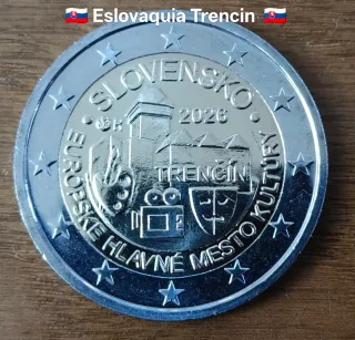 2 Euros Eslovaquia 🇸🇰 Trencin