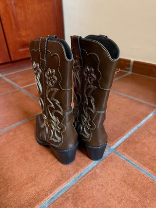 Botas cowboy marrones