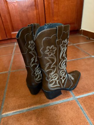 Botas cowboy marrones