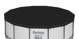 Funda Piscina Bestway Octogonal Negra