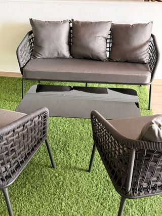 Set Jardín Cuerda Gris 10/10