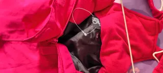 Mono de nieve niña rosa