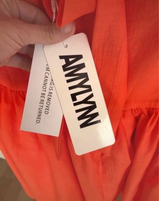 Vestido AMYLYW naranja talla S