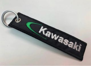 Llavero Kawasaki Negro y Verde