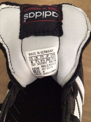 Botas de fútbol Adidas Negras copa mundial