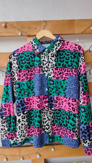 Camisa animal print/leopardo