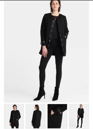 Abrigo paño mujer M