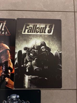 Fallout Bethesda 5x mega bundle poster alluminio