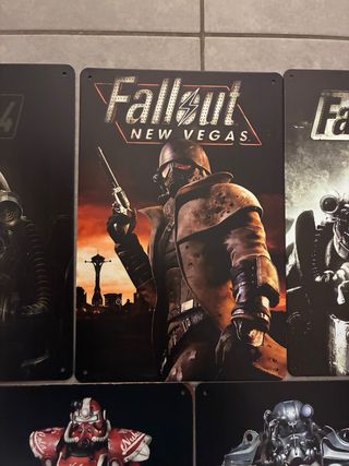 Fallout Bethesda 5x mega bundle poster alluminio