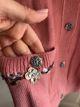 Cardigan Chanel Rosa Talla L