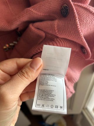 Cardigan Chanel Rosa Talla L