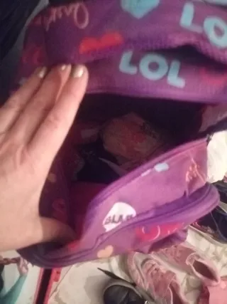 Lote niña T7-10: Maleta y mochila Frozen