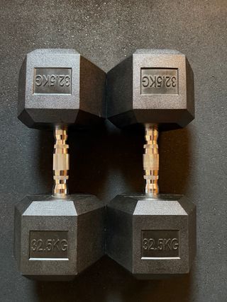 Mancuernas hexagonales 32.5 kg (par)