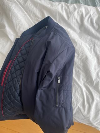 Chaqueta bomber azul acolchada UNISEX