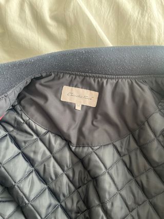 Chaqueta bomber azul acolchada UNISEX