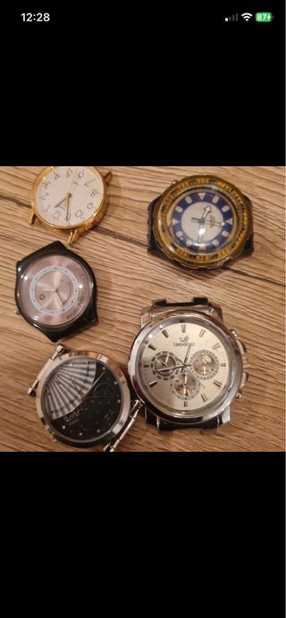 Lotto casse orologi vintage misti
