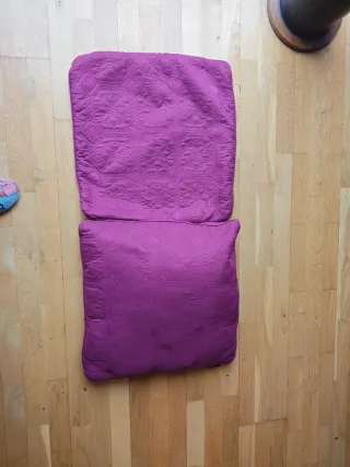 2 Colchas Bouti y Cojines