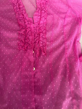 Camisa flamenca volantes lunares