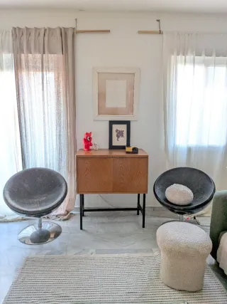 Aparador Mid Century Roble y Metal original 70's