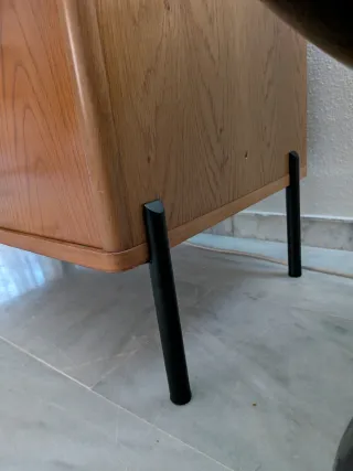 Aparador Mid Century Roble y Metal original 70's