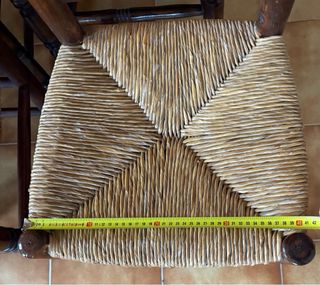 Lote 8 Sillas Castellanas Madera