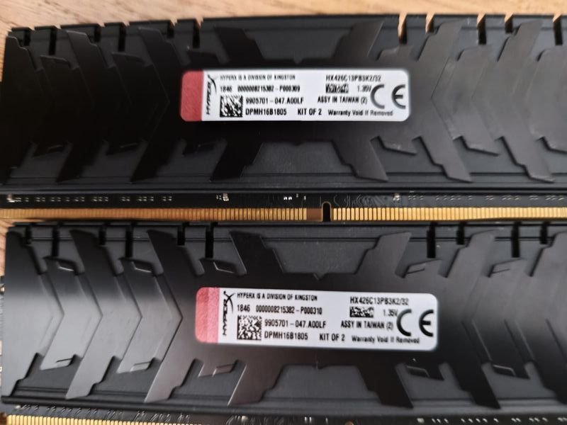 2 x Módulos Memoria RAM DDR4 HyperX 16GB 2666MHz afbeelding 2