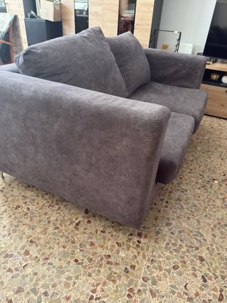 Sofá Gris de Tela