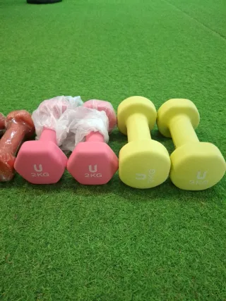 Set 3 pares de pesas de neopreno