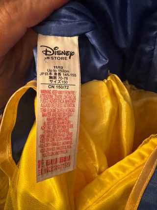 Disfraz Blancanieves Talla 11/12