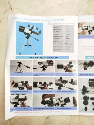 Telescopio Alkinshue F40070M