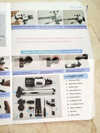 Telescopio Alkinshue F40070M