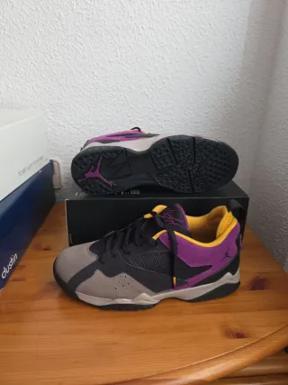 Jordan Zapatillas Gris Morado Talla X