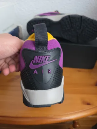 Jordan Zapatillas Gris Morado Talla X