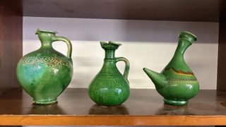 Juego 2 Aceiteras y Porron Vintage Úbeda