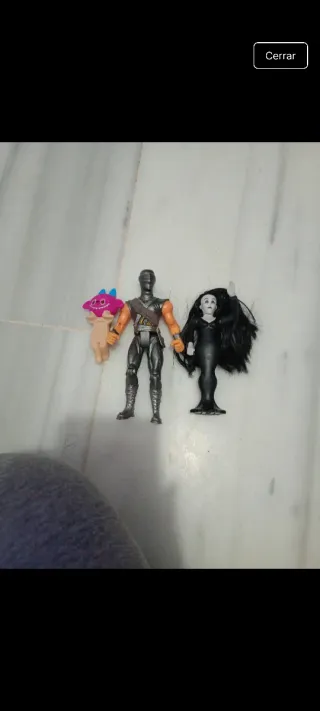 Lote de 3 figuras de acción