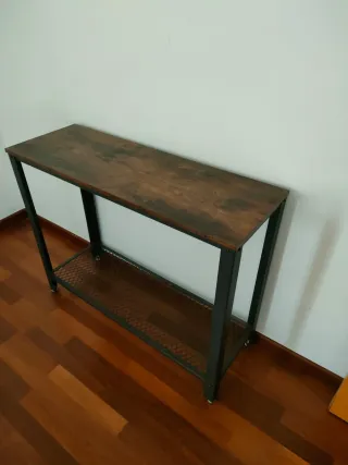 Consola Recibidor Estilo Industrial (115 cm)