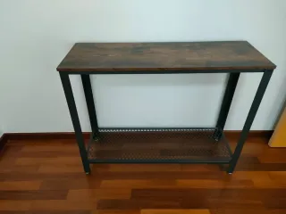 Consola Recibidor Estilo Industrial (115 cm)
