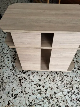 Mueble auxiliar madera y metal