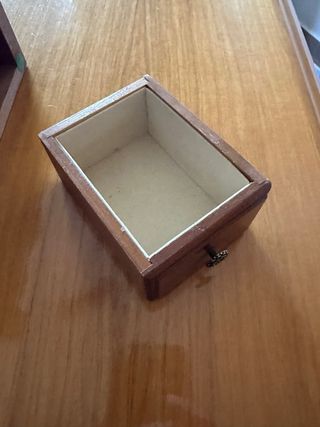 Joyero vintage de madera