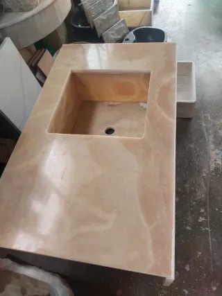 Lavabo Onix Miel Transparente