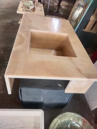 Lavabo Onix Miel Transparente