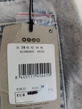 Shorts vaqueros Inside desgastados