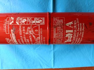 Extintor casa o coche vintage.