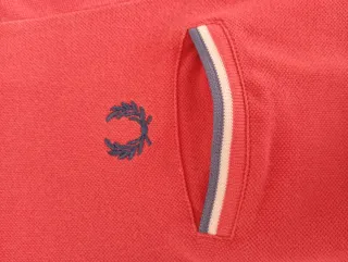 Polo Fred Perry Rojo Slim Fit